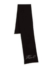 Karl Lagerfeld Dámská šála Logo Graphic Scarf černá
