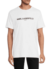 Karl Lagerfeld Pánské tričko CLASSIC LOGO TEE bílé M