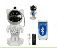 Leventi Hvězdný projektor Astronaut s Bluetooth, s reproduktorem a s dálkovým ovládáním