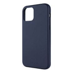 FIXED kožený zadní kryt MagLeather Apple iPhone 12/12 Pro, modrý (FIXLM-558-BL)