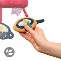 BabyOno Závěsná edukační hračka na kočárek Small Cook - červená