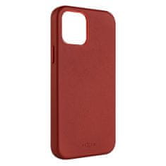 FIXED kožený zadní kryt MagLeather Apple iPhone 12/12 Pro, červený (FIXLM-558-RD)