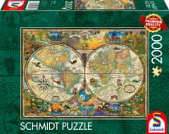 Schmidt Puzzle Bytosti na Zemi 2000 dílků