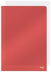 Esselte Desky "L", červená, A4, 150 mikronů 55433
