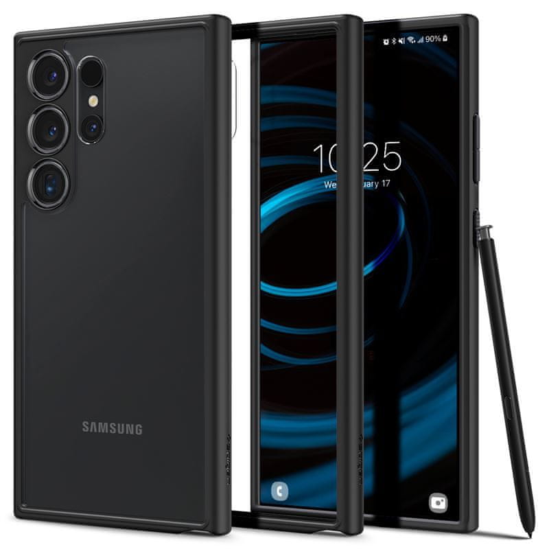 Levně Spigen Ultra Hybrid, matte black - Samsung Galaxy S24 Ultra (ACS07295)