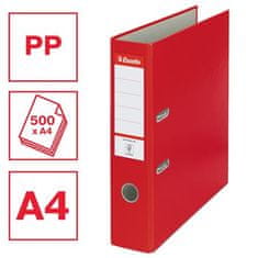 Esselte Pákový pořadač "Economy", ochranné spodní kování, červená, 75 mm, A4, PP/karton 11253