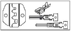 Jonnesway Náhradní čelisti pro krimpování neizolovaných elektrických konektorů 0.5-6 mm - JONNESWAY