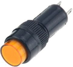 HADEX Kontrolka 12V NXD-211 oranžová, průměr 12mm