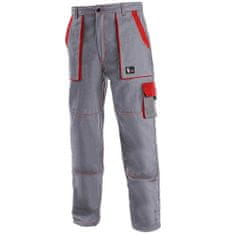 OPP Kalhoty do pasu CXS LUXY JOSEF, pánské, šedo-červené, vel. 52