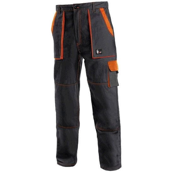 OPP Kalhoty do pasu CXS LUXY JOSEF, pánské, černo-oranžové, vel. 62