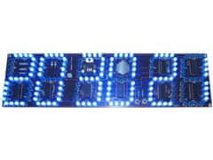 HADEX Digitální hodiny LED modré STAVEBNICE