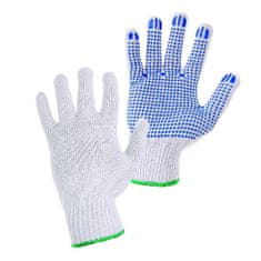 OPP Textilní rukavice s PVC terčíky FALO, v. 10"