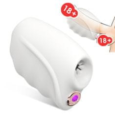 INTEREST Texturovaný vibrační mužský masturbátor - silné vibrace.