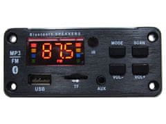 HADEX FM rádio, přehrávač MP3 s bluetooth 5.0, dálkové ovládání,napáj. 5-14V