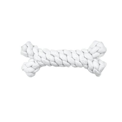 COBBYS PET Kost z lana 15cm hračka pro psy