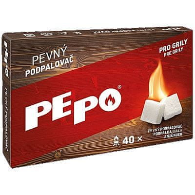PEPO PE-PO pevný podpalovač - krabička 40 podpalů