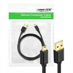 Ugreen Kabel UGREEN USB 2.0 10355B Male Mini USB 1m PVC