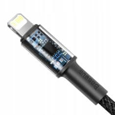 BASEUS Baseus Cafule Cable heavy duty nylonový kabel USB typu C PD Lightning 18W 1m