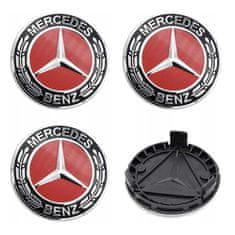 BB-Shop Emblémy Mercedes 75 mm sada 4 kusů