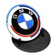 Emblém s logem BMW na kapotu 82MM 813237505 50 JAHRE