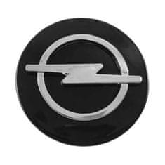 BB-Shop Černé emblémy Opel 59 mm Sada 4 kusů