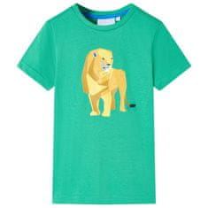 Greatstore Dětské tričko zelené 104