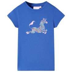 Greatstore Dětské tričko kobaltově modré 140