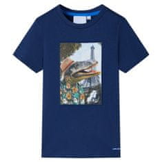 Greatstore Dětské tričko tmavě modré 128