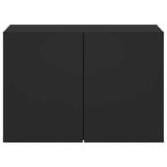 Greatstore TV skříňka nástěnná černá 60 x 30 x 41 cm