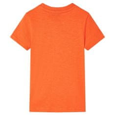 Greatstore Dětské tričko jasně oranžové 92