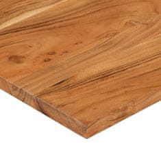 shumee Stolní deska 110x80x2,5 cm obdélníková masivní akáciové dřevo