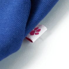 Vidaxl Dětské kalhoty s širokými nohavicemi kobaltově modré 140