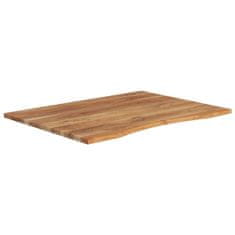 shumee Stolní deska 110x80x2,5 cm obdélníková masivní akáciové dřevo