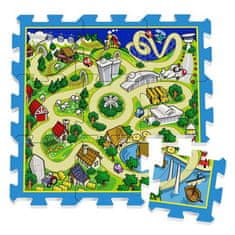 Stamp Pěnové puzzle street racing mat 31x31 ZA3150