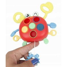 KOMFORTHOME Senzorická žvýkací hračka krab pro děti