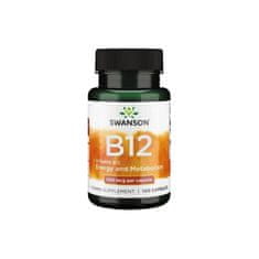 Swanson Swanson vitamín B-12, 500 mcg, 100 kapslí 3472