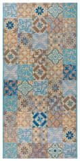 Hanse Home Běhoun Cappuccino 105880 Mosaik Blue Multicolored 75x150