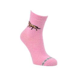  dětské barevné bavlněné vzorované elastické ponožky koně 8101523 3pack, 19-22