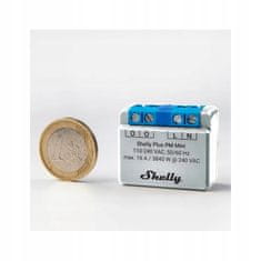 Shelly MINI Controller Plus PM - Měřicí modul 16A měření proudu