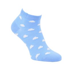 Zdravé Ponožky Zdravé ponožky kotníkové dámské bavlněné barevné elastické ponožky s obláčky 6301624 4pack, 35-38