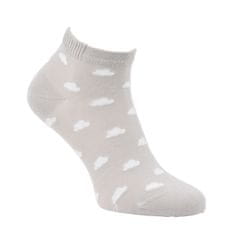 Zdravé Ponožky Zdravé ponožky kotníkové dámské bavlněné barevné elastické ponožky s obláčky 6301624 4pack, 35-38