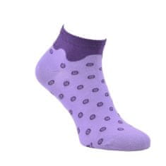 Zdravé Ponožky Zdravé ponožky dámské bavlněné barevné letní sneaker puntíkované ponožky 6402224 4pack, 39-42