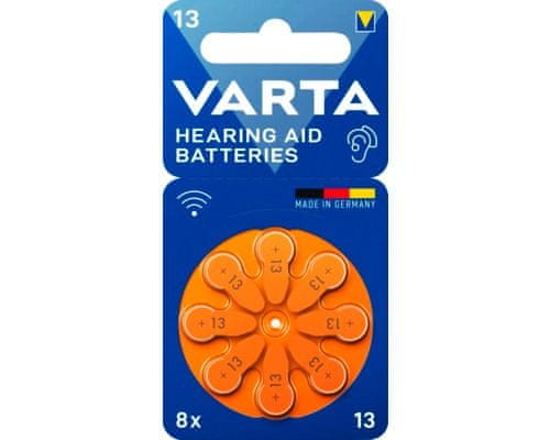 Levně Varta Hearing Aid Battery 13 BLI 8 (24606101418)