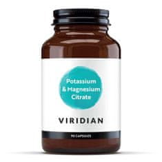 VIRIDIAN nutrition Potassium Magnesium Citrate 90 kapslí 