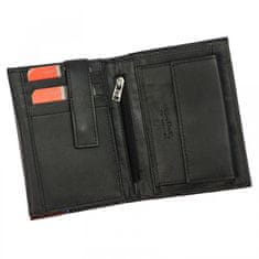 Pierre Cardin Pánská kožená peněženka na výšku Pierre Cardin Franco, černá