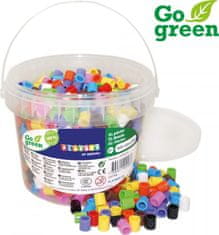 PLAYBOX Zažehlovací korálky Go Green v kbelíku XL 900ks