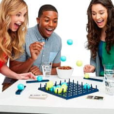 Netscroll Společenská hra pro celou rodinu, stolní hra: kdo první splní vzor na kartě, pro hraní s kartami a míčky, pro všechny věkové kategorie, strategické myšlení, rozvoj motoriky, 2+ hráčů, HopGame
