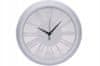 Koopman Nadčasové bílé nástěnné hodiny do obývacího pokoje 35 cm
