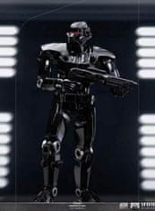 Iron Studios Iron Studios socha - Star Wars The Mandalorian Dark Trooper, měřítko 1:10 - 24 cm