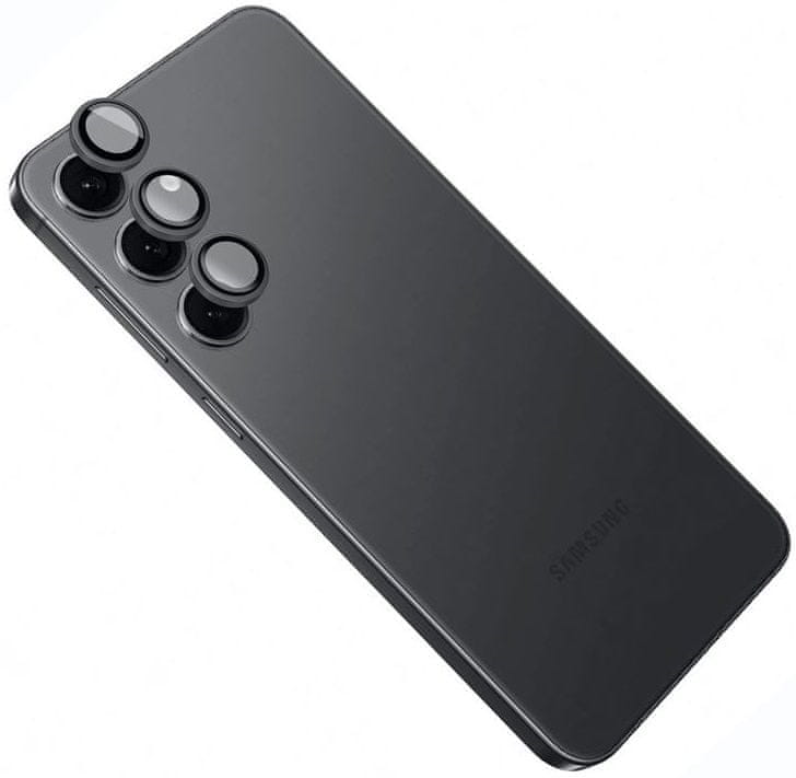 Levně FIXED Ochranná skla čoček fotoaparátů Camera Glass pro Samsung Galaxy S24, černá FIXGC2-1256-BK
